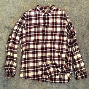 Uniqlo checked long sleeve Flannel sz Large